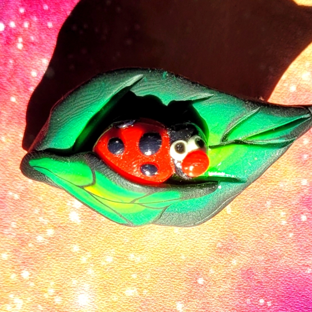 Ladybug pin